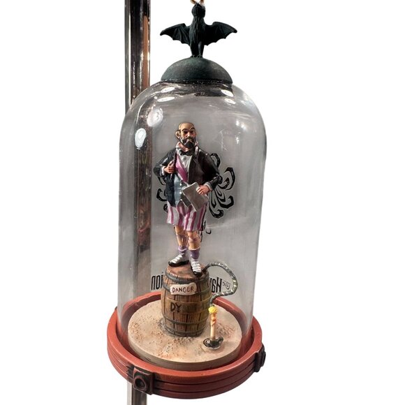 Disney Haunted Mansion Ornament Stretching Room Alexander Dynamite Glass Dome - Picture 1 of 11